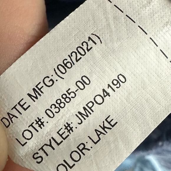 Johnnie-O Size XL Mens Lake Blue Striped Jersey Performance Polo Shirt - Picture 6 of 8